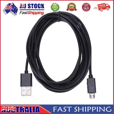 $8.22 • Buy AU 3m Charging Cable For Sony PS4 Controller Data Games Handles Charger Cable