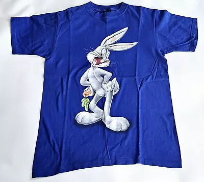 Vintage 90s Bugs Bunny  Medium T Shirt Warner Brothers WB Studio Store Medium 97 • £19.99