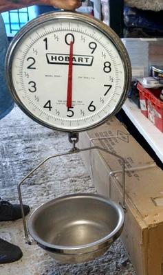 $150 • Buy Hobart Pr30-1 Hanging Dial Scale 30 Lb 1 Oz Capacity