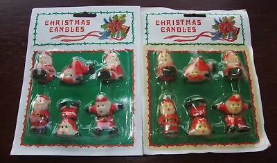 Two Packs Of Vintage Christmas Cake Candles...Father Christmas (Unopened ) • £5