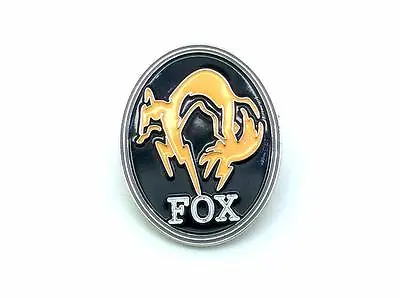 FOX Foxhound Metal Gear Solid Cosplay Metal Pin Badge • £4.39