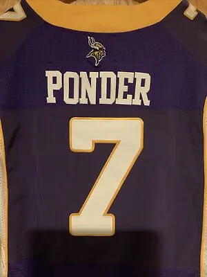 NEW Christian Ponder Minnesota Vikings NIKE NFL Football Jersey • $80