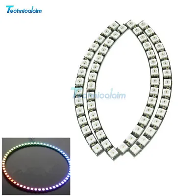 60Bit 2812 5050RGB Ring Wall Clock WS LED Ultra Bright Lamp Panel For Arduino • $10.15