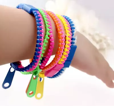 Zipper Zippy Bracelet Sensory Fidget Friendship Zip Jewellery • £2.85