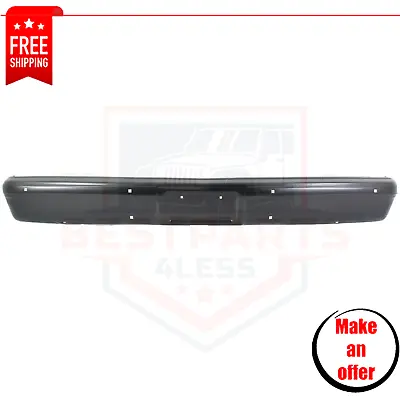 NEW Front Bumper Painted Black Steel For 1983-1986 Chevrolet C10 • $249.99