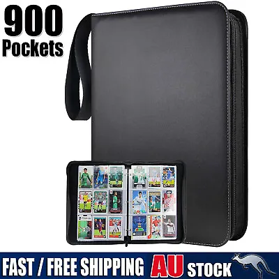 900 Pockets Card Album Folder Binder Book Collectors Holder For CCG Game Cards   • $24.84
