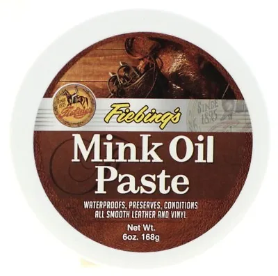 Fiebing's Mink Oil Paste For Smooth Leather And Vinyl 6oz • $12.50