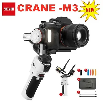 Zhiyun Crane M3 Gimbal 3-Axis Handheld Stabilizer For Mirrorless Camera/Phone AU • $517