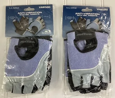 2 Pair - Hatch Anti-Vibration Gloves With Gel Inserts XL Gloves Fingerless • $19.99
