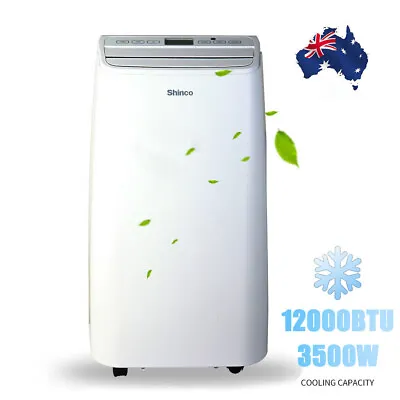 $419 • Buy Shinco 3500W Portable Air Conditioner Mobile Cooler Caravan Dehumidifier 12k BTU