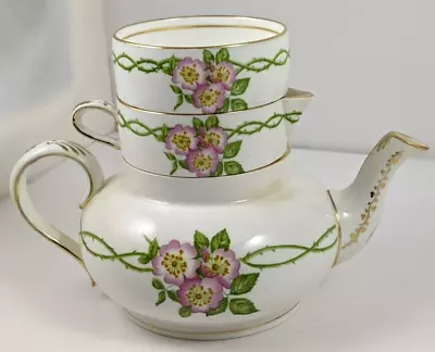 Paragon Fine China Porcelain Teapot Creamer Sugar Queen Alexander Rose England • $202.37