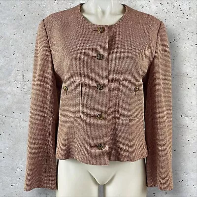 Vintage Sonia Rykiel Jacket Size 44 Gold Buttons France Lined T698 • $29.95