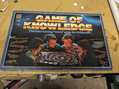 Vintage Game Of Knowledge MB 1984 Complete Fun Family Trivia Board Game • £19.90