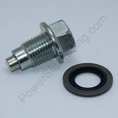 Magnetic Drain Plug Oil Sump - M12 X 1.25 - 12mm X 1.25 W/ Dog Point (PSR0101-1) • $12.95