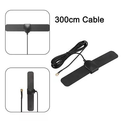 Car Hidden Antenna Stereo FM AM Aerial Radio Signal Antenna Booster New Hot 10FT • £6.71