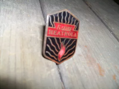 Vintage Estate Heatrola Coal Wood Stove Metal Emblem Nameplate Badge • $27.85