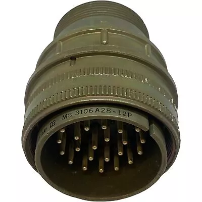 MS3106A28-12P Veam Circular Mil Spec Connector • $64.20