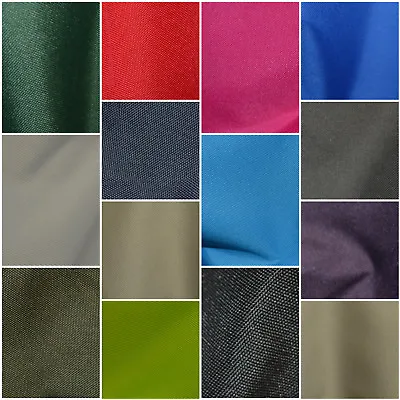 13 Colours! Tough Waterproof Outdoor Canvas Fabric Material Cover Cordura Type! • £6.99