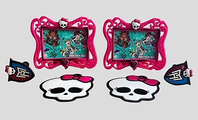 Deco Pac Monster High  Cake Decorating Kit Pink Black Skull Photo Frame Ring NEW • $12