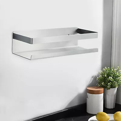 Spice Rack Wall Mounted Shelf Kitchen Organizer Stainless Steel Storage Rack TOP • $18.90