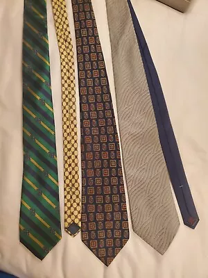 Vintage Tommy Hilfiger Pure Silk Tie Lot Of 3 ~ 2 Made In USA • $15