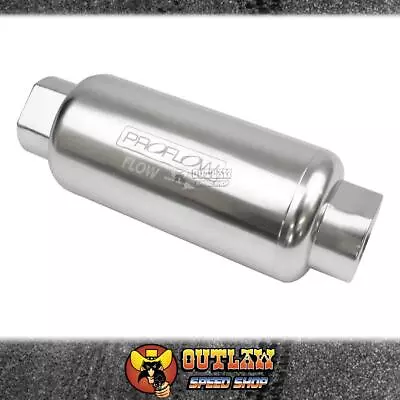 Proflow Fuel Filter An8 100 Micron Silver - Pfefs303p-100 • $127.50