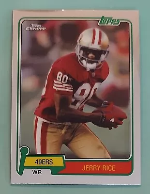 2015 Topps Chrome JERRY RICE #T60-JR 60th Anniversary Insert San Francisco 49ers • $2.99