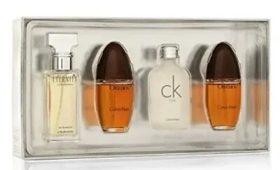 SET  Calvin Klein Women Classic Eternity + CK One + Obssesion 4x15ml * 18295 • £32.60