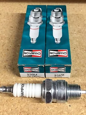 Lot Of (2) Champion 938m Copper Marine Spark Plugs Ql78yc • $11.18