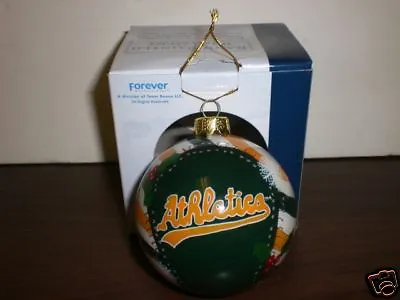Oakland Athletics Forever Collectibles Painted Ornament • $8.49