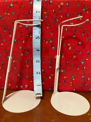 (Lot Of 2) Kaiser Doll Stand  For 8  -12  Dolls.  White Metal • $6.79