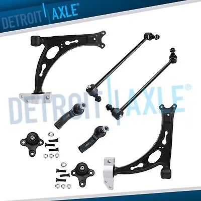 $134.55 • Buy 8pc Front Control Arm Ball Joint + Sway Bar For Audi A3 Volkswagen Jetta Golf