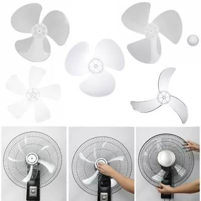 12/16 Universal Fan Blade Plastic W/Fan Nut 3/5 Standing Pedestal/Table Fanner • £7.79