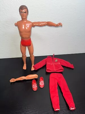 Vintage 1975 Steve Austin 13  6 Million Dollar Man Action Figure LIFTING WORKS! • $74.99