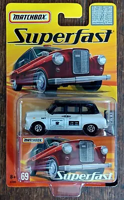 2005 Matchbox Superfast London Taxi Super Rare White Non-u.s. Release 1 Of 8000 • $30