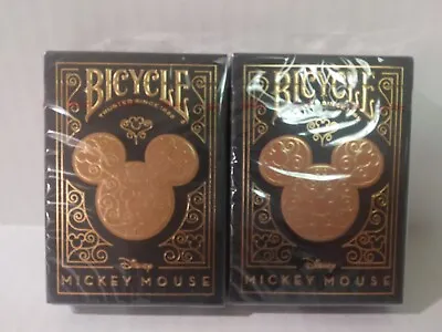 Bicycle Disney MICKEY MOUSE Playing Cards 2 Brand New Decks. • $18.88