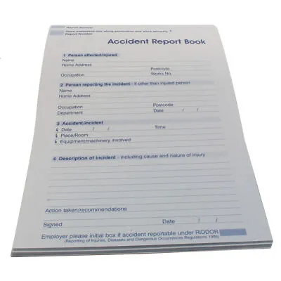 £8.75 • Buy Wallace Cameron Accident Report Book 5401015