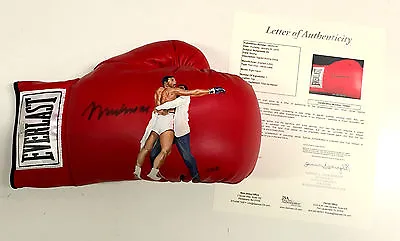 Muhammad Ali Signed Everlast Painted Boxing Glove Jolene Jessie Uda Jsa Full Loa • $1999.99