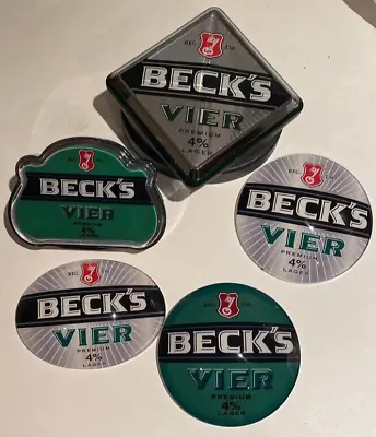 Various Beck's Vier Badges Pub Bar Lager Ale Mancave Beer Pump Beer Font • £0.99