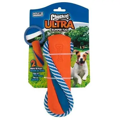 Chuckit! Ultra Bumper Tug Dog Toy Rope Pet Interactive Accessory Tough Game • £14.28