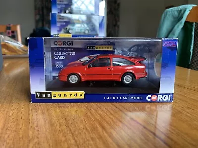 Vanguards Corgi 1:43 Ford Sierra RS Cosworth Rosso Red Duke Of Bedford VA11704 • £65