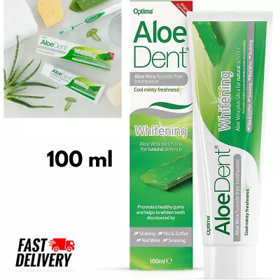 Sensitive Toothpaste Fluoride Free Vegan Cruelty Free SLS Free AloeDent • £4.99