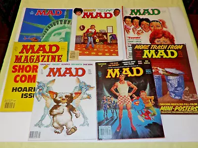 Lot Of 7 MAD MAGAZINE 1980s # 252 256 240 221 249 226 1985 Super Special • $60