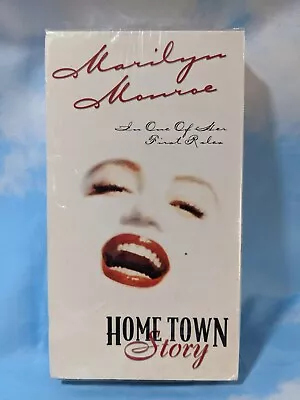 Marilyn Monroe - In One Of Her First Roles - Home Town Story SEALED VHS B&W 1951 • $8.99