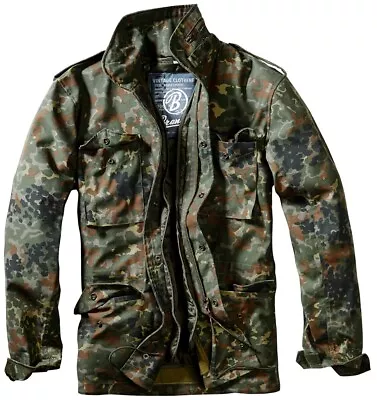 Brandit Jacket Parka Man Winter Military M-65 Classic Flecktarn • $274.46