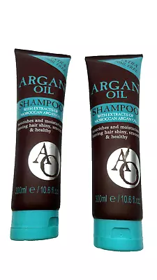 2Pc Moroccan Argan Oil Shampoo ~  10.6 Oz / 300mL Each ~ NEW! • $15
