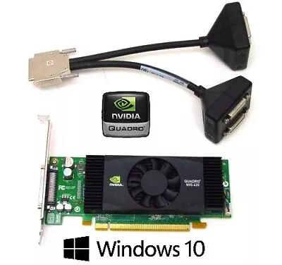 Dell Optiplex Tower 390 790 990 7010 9010 Quadro Quad 4 Monitor DVI Video Card  • $44.89