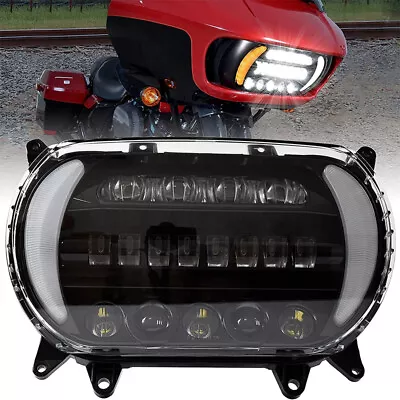 LED DRL Headlight Fit For Harley Road Glide FLTR FLTRX FLTRXS FLTRU 15-2023 US • $199.99