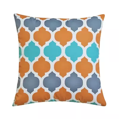 Multiple Geometric Pattern Water Resistant Cushion Cover Indoor Outdoor • £5.79