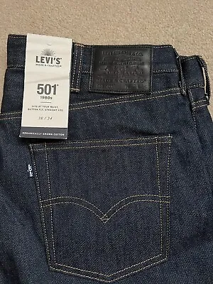 Men’s LEVI'S® MADE & CRAFTED® 80'S 501. Selvedge Rigid JEANS. 38W 34L • £130